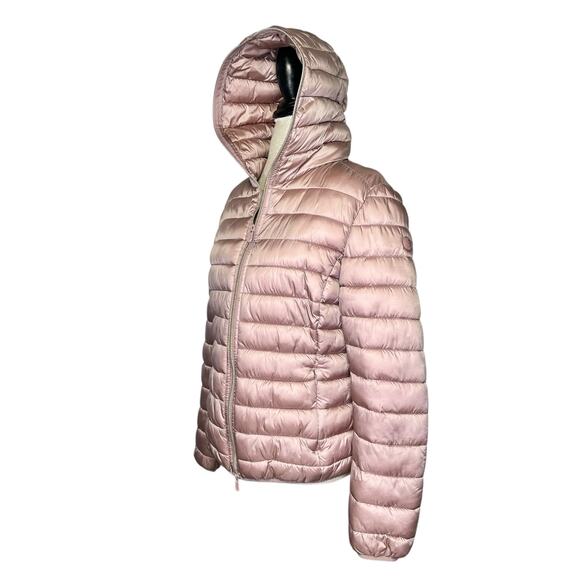 Save The Duck | Women | Alexis Pink Ultra Light Animal Free Puffer Jacket | XL - Picture 4 of 16